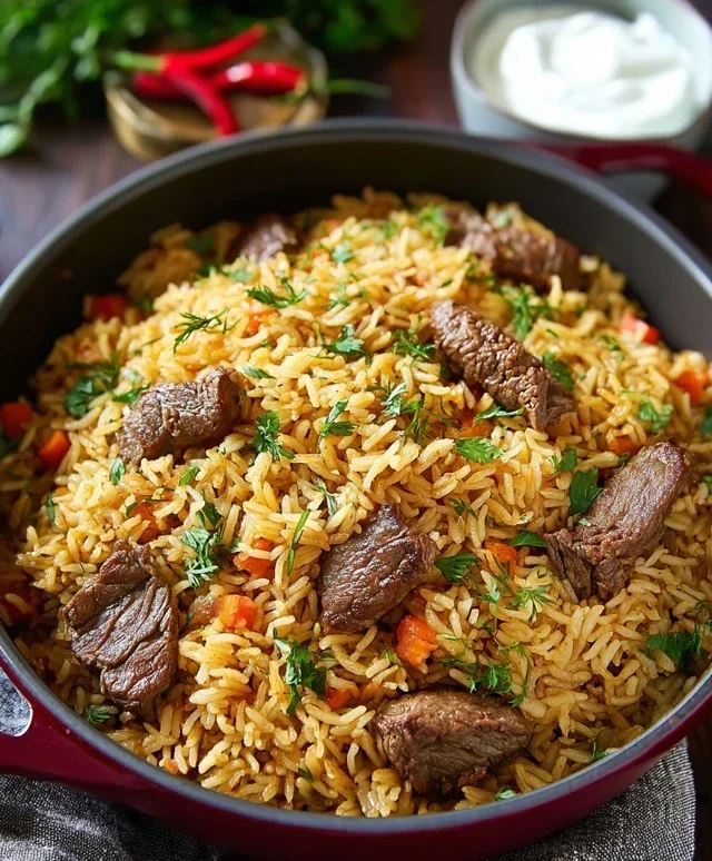 Beef Rice Plov
