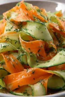 Carrot and Cucumber Ribbon Salad