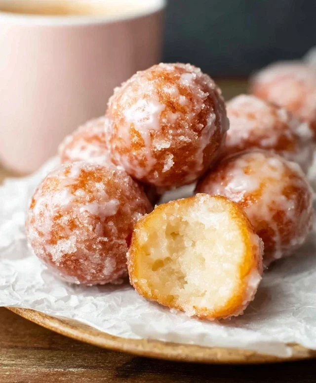 Easy Keto Glazed Donut Balls