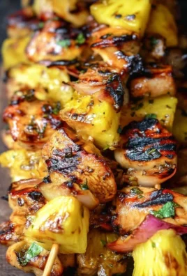 Pineapple Chicken Kebabs Recipe
