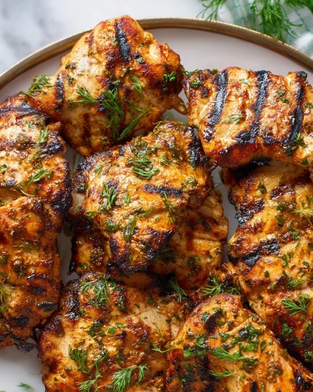 The BEST EVER Grilled Chicken Marinade