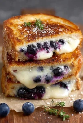 Crispy Blueberry Grilled Cheese