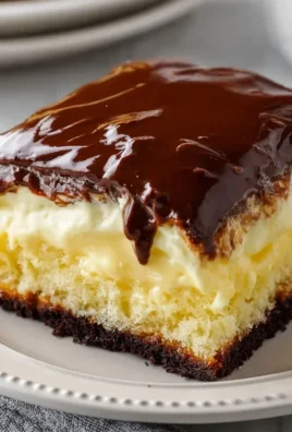 Boston Cream Poke Cake