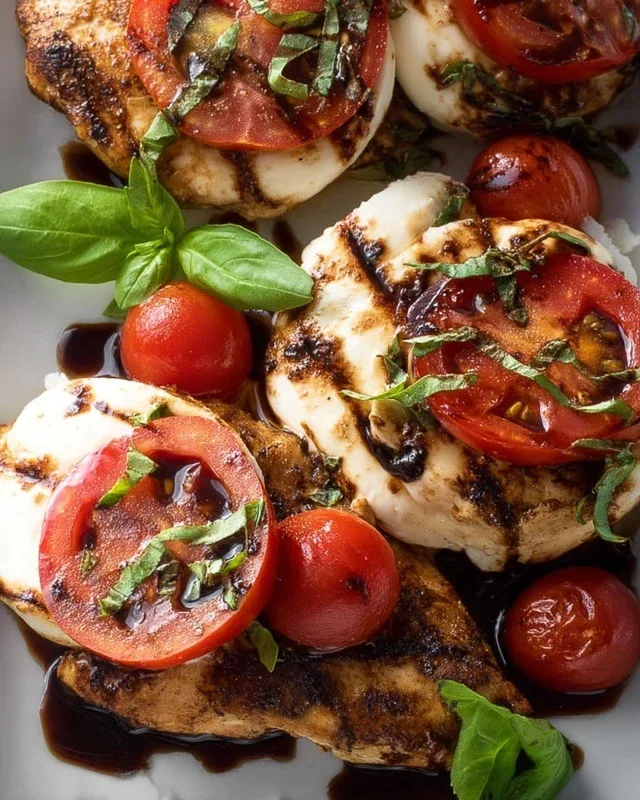 Grilled Chicken Caprese