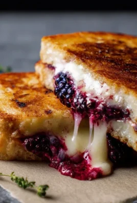 Blackberry Balsamic and Brie Grilled Cheese