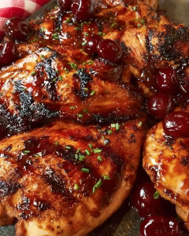 Cherry Dr. Pepper Grilled Chicken