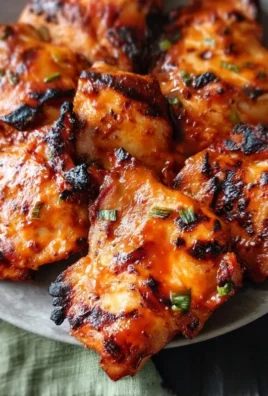 Grilled Honey Buffalo Chicken Thighs