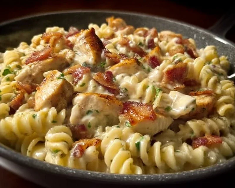 Chicken Beef Beef Bacon Ranch Pasta