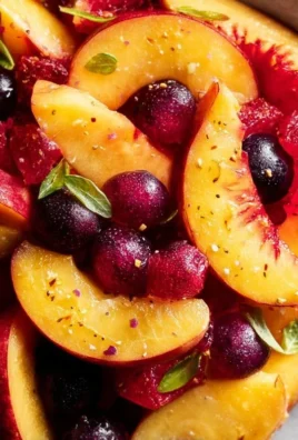 Summer Peach Fruit Salad