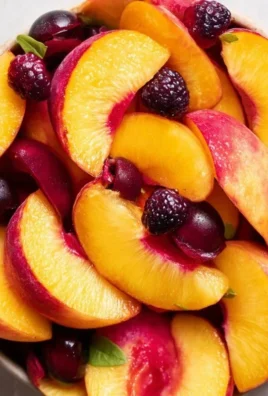 Summer Peach Fruit Salad