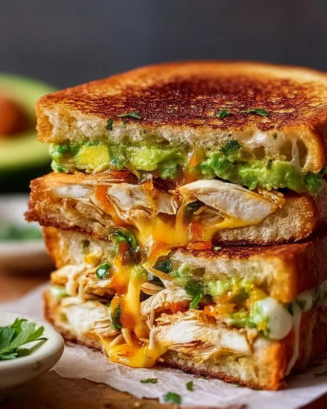 Chicken Avocado Melt Sandwich