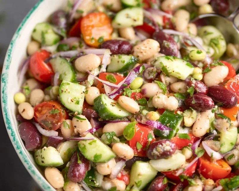 Mediterranean Bean Salad