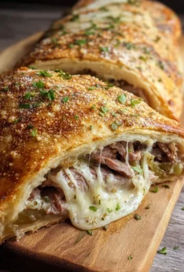 Philly Cheesesteak Stromboli