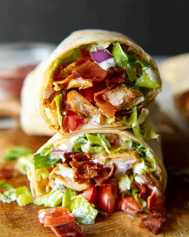 Crispy Chicken Beef Beef Bacon Ranch Wrap