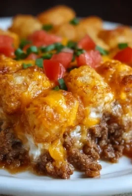 Tater Tot Casserole with Ground Beef