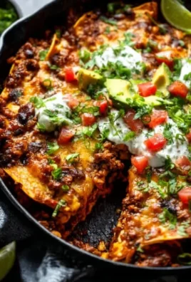 Beef Skillet Enchiladas