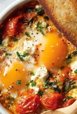 Baked Feta Eggs