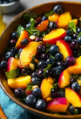 Summer Peach And Blueberry Knon-non-non-alcoholic alternativeic non-alcoholic ale Salad