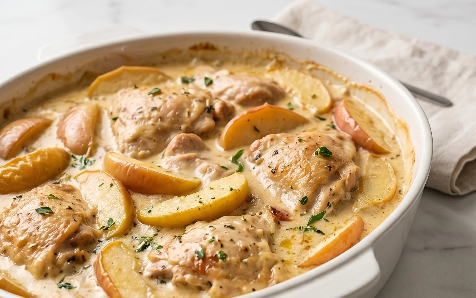 French Chicken Casserole a la Normande
