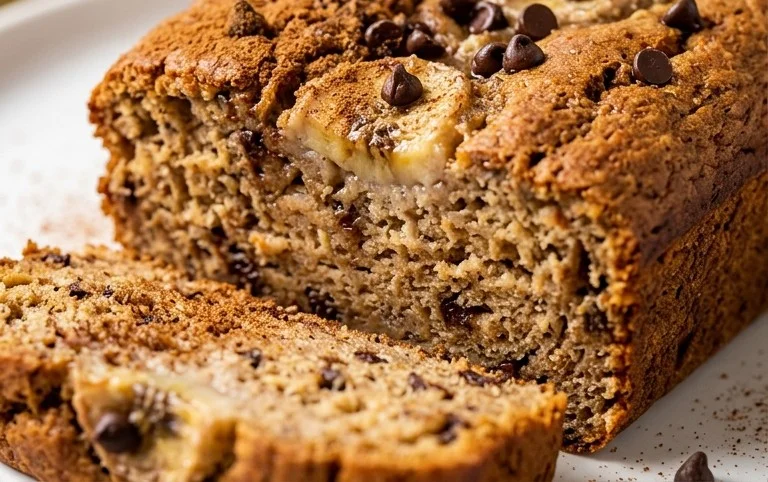 Healthy 5-Ingredient Flourless Banana Bread