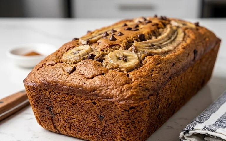 Healthy 5-Ingredient Flourless Banana Bread