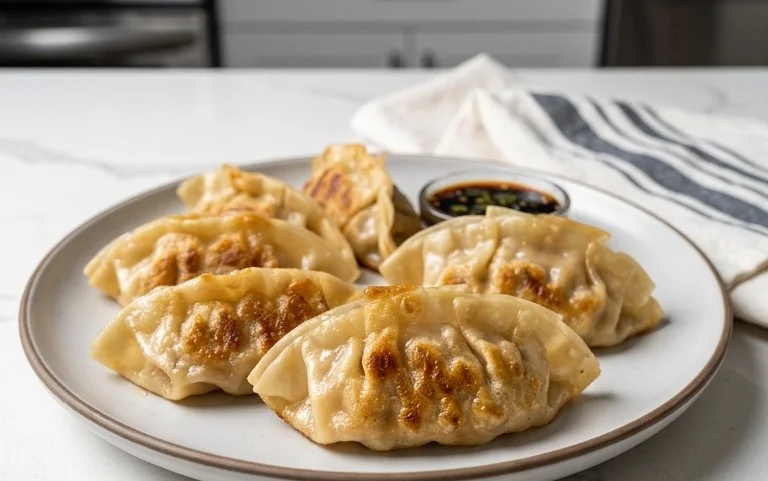 Chicken Potstickers (Pan Fried Dumplings)