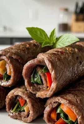 Thai Basil Beef Rolls