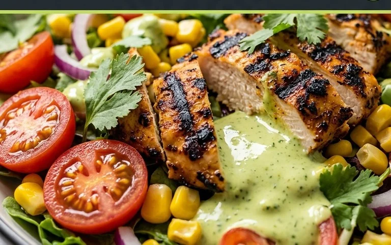 Peruvian Grilled Chicken Salad