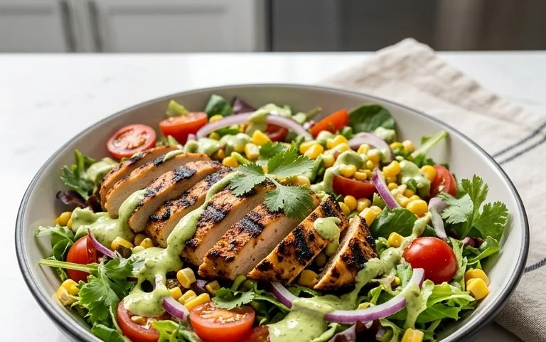 Peruvian Grilled Chicken Salad