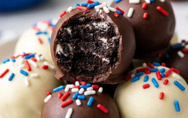 Patriotic Oreo Balls