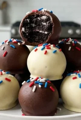 Patriotic Oreo Balls