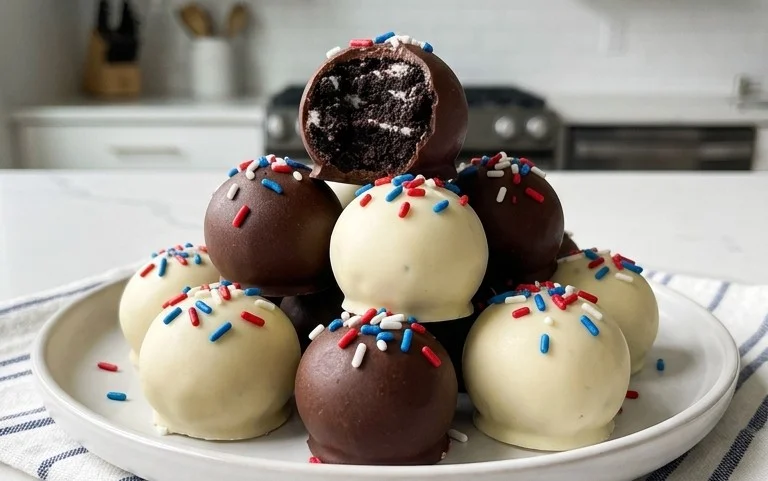 Patriotic Oreo Balls
