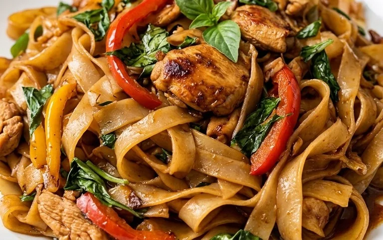 Drunken noodles