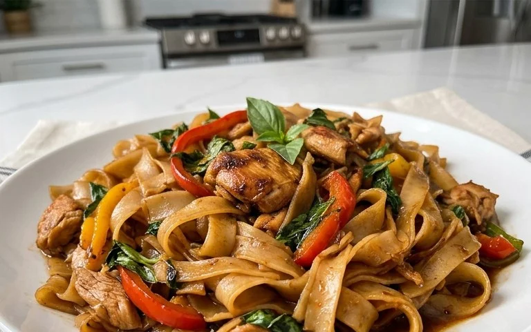 Drunken noodles
