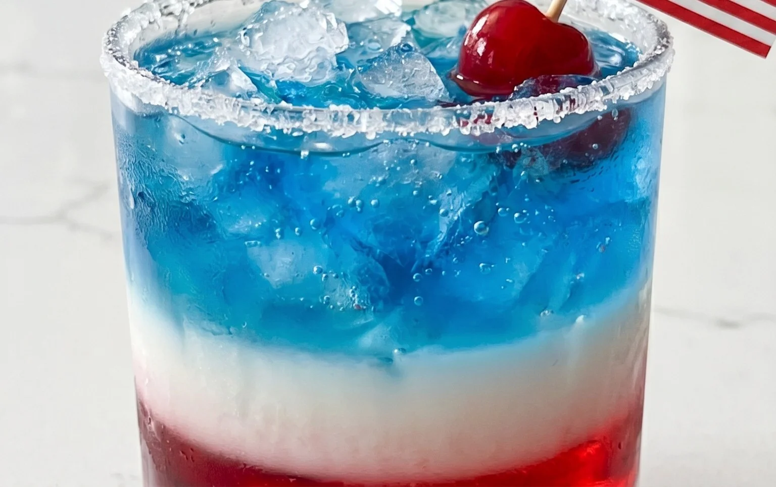 July 4th Layered Drinks Recipe