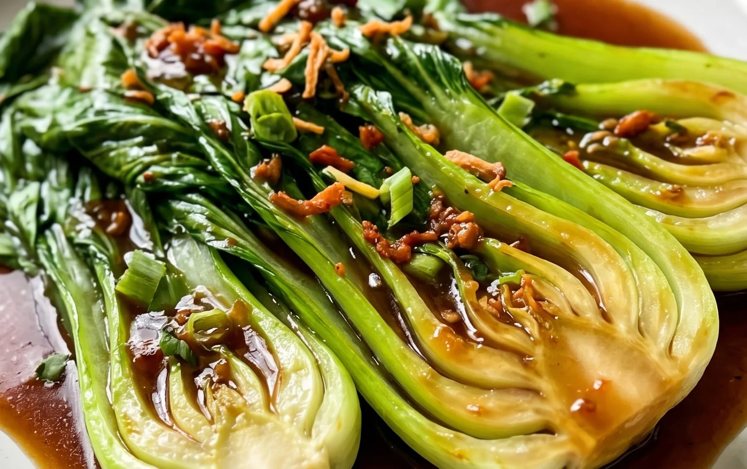 Bok Choy with Oyster Sauce