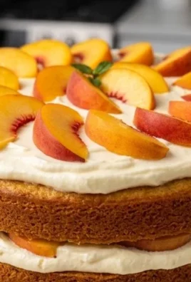 Peaches and Cream Cake