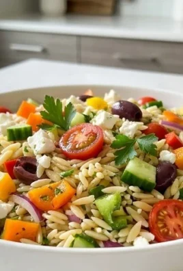 Rainbow Orzo Salad