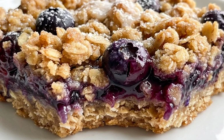 Blueberry Oatmeal Bars