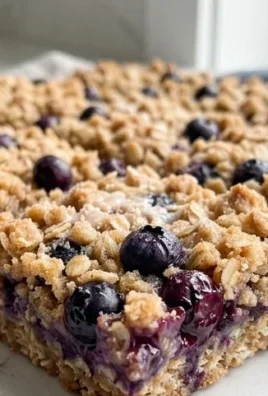 Blueberry Oatmeal Bars
