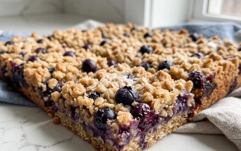 Blueberry Oatmeal Bars