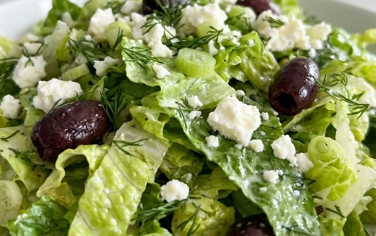 Maroulosalata (Greek Lettuce Salad)