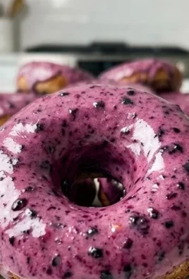 Wild Blueberry Cake Donuts