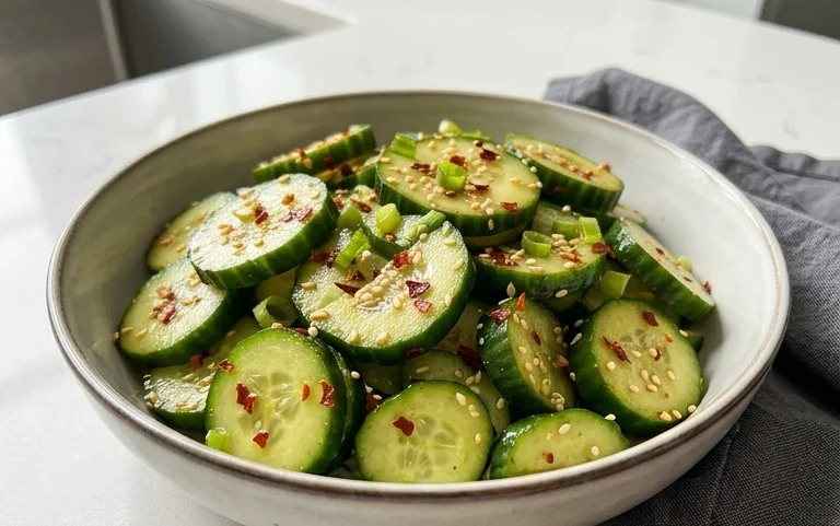 Spicy Asian Cucumber Salad