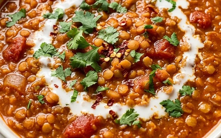 Spicy Red Lentil Curry