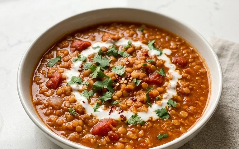 Spicy Red Lentil Curry