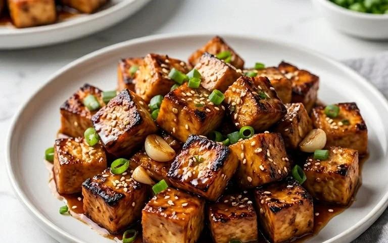 Honey Garlic Tofu