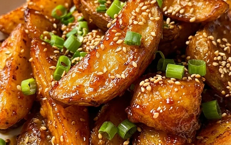 Crispy Honey Chilli Potatoes