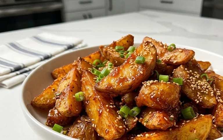 Crispy Honey Chilli Potatoes
